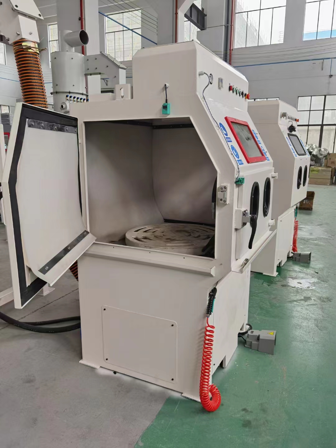 潜江移动式抛丸机的工作原理?