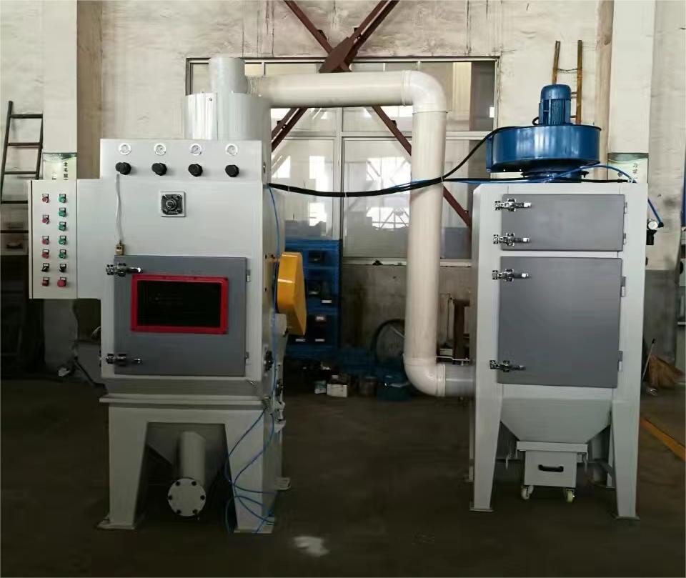 潜江中小型零件履带式自动喷砂机高效清洁省时省力