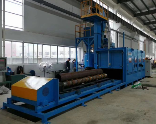 潜江喷砂机在管道除锈中的现场施工应用