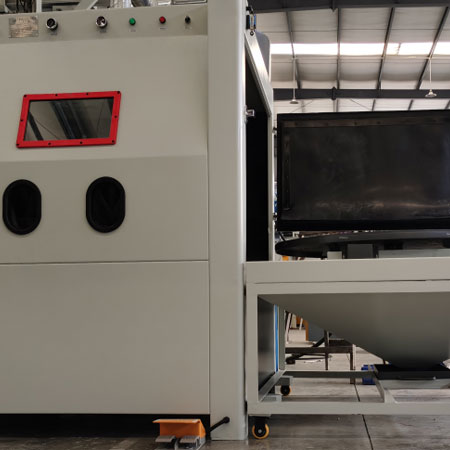 潜江无尘喷砂机半自动模具喷砂机